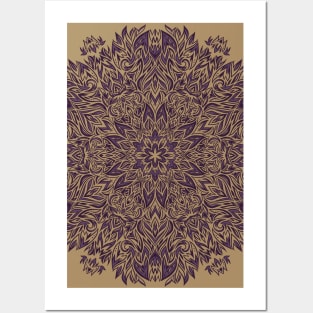 Leafy Nature Mandala Posters and Art